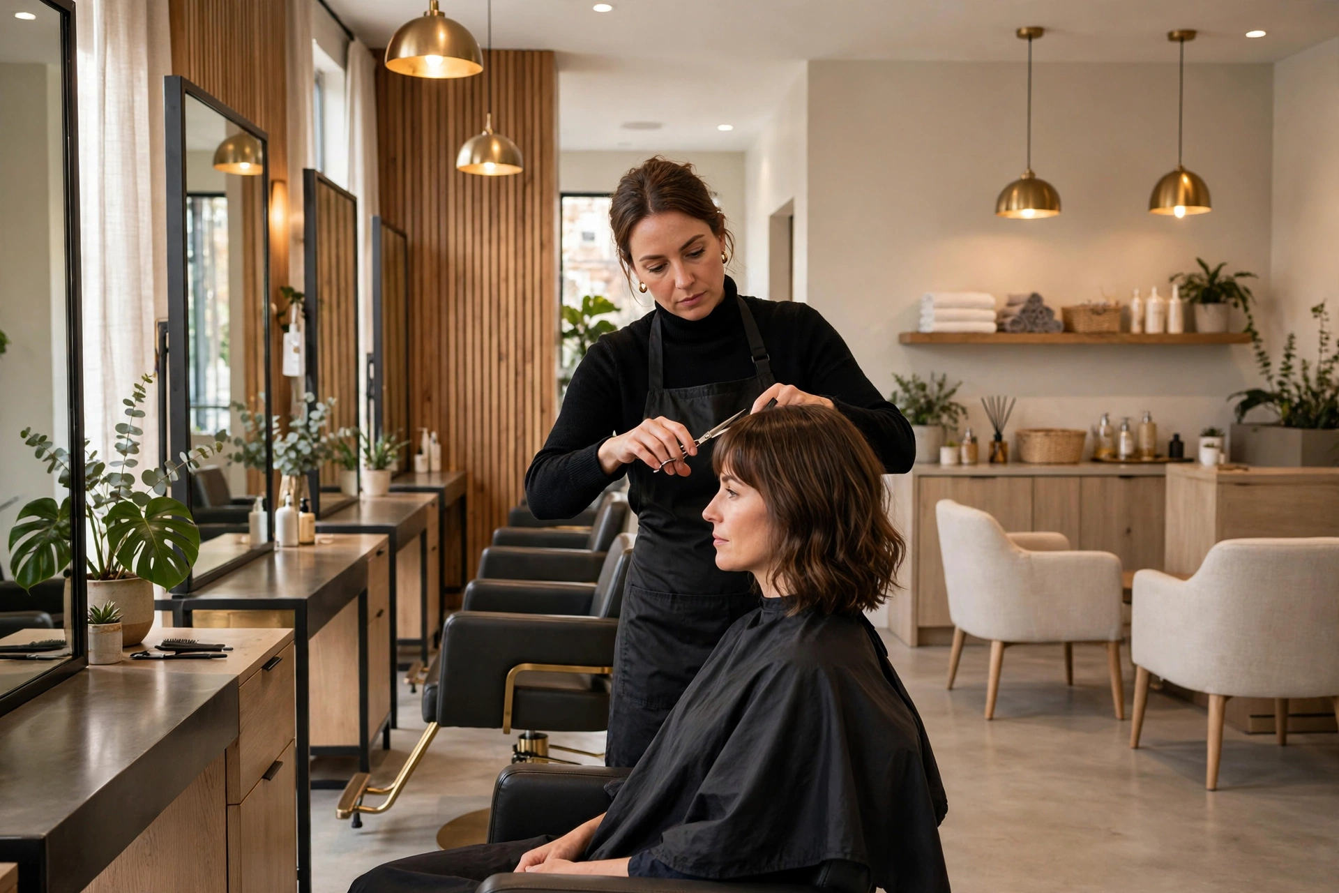 Hair salon improving Google rankings